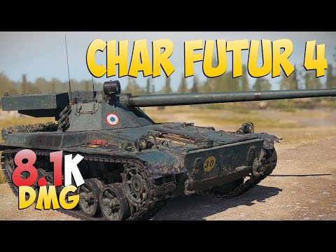 Видео: Char Futur 4 - 5 Kills 8.1K DMG - Почти идеально! - Мир Танков