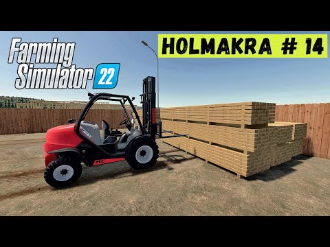 Видео: FS 22 - Улучшаю ЛЕСОПИЛКУ.  Купил ПОГРУЗЧИК.  НОВОЕ ПОЛЕ.  Лесоруб в Глуши  HOLMAKRA # 14
