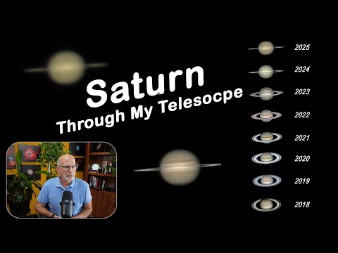 Видео: Наблюдать за Сатурном в режиме реального времени... Это похоже на волшебство.
