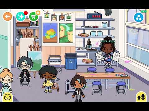 Видео: Неожиданный день в школе часть 2 Toca Boca
