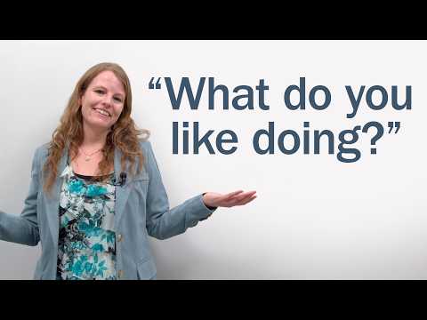 Видео: «Что тебе нравится делать?» — герундий в разговорной речи на английском языке