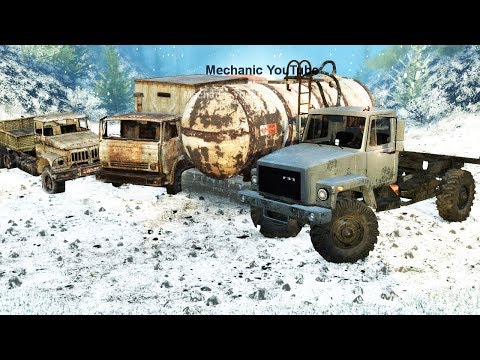 Видео: Поиски Пропавшего Камаза с Грузом - SpinTires
