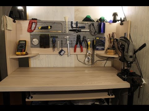 Видео: Сделал верстак. Обновляю рабочее место!