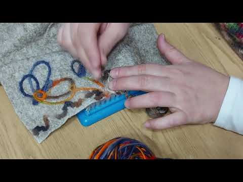 Видео: Мастер - класс по валянию