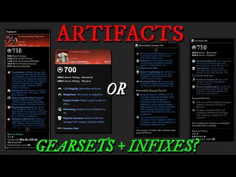 Видео: Что лучше — артефакты или сетовые бонусы + инфиксы?