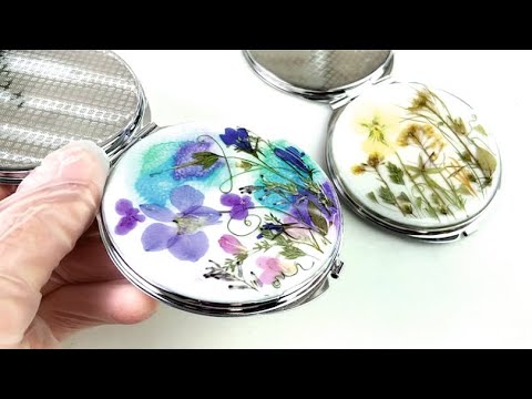 Видео: 💗 ЦВЕТОЧНОЕ ЗЕРКАЛЬЦЕ 💗 FLOWER MIRROR 💗 СМОЛА