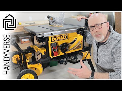 Видео: Сборка и первые мысли о настольной пиле Dewalt Job Site с роликовой подставкой