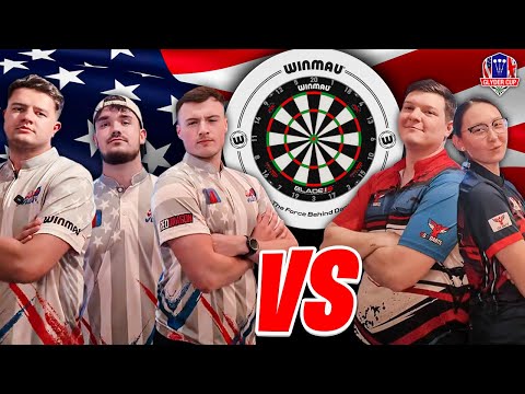 Видео: Великобритания против США: возвращение дартса. Величайшее соперничество | GLYDER CUP II