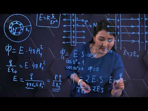 Видео: Электр өріс кернеулік векторының ағыны. Гаусс теоремасы. 10 сынып.