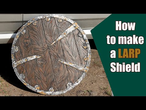 Видео: Делаем протектированный щит (LARP) | How to make a LARP Shield