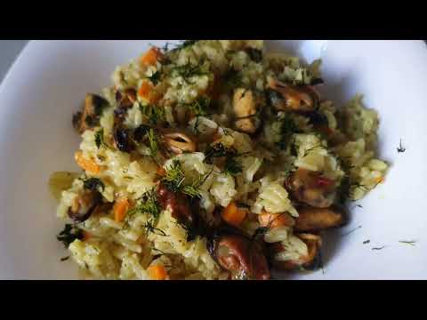 Видео: Миди със ориз - Mussels with rice
