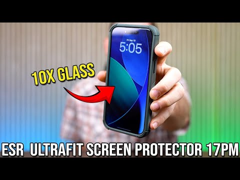 Видео: Защитная пленка для экрана ESR UltraFit 10x для iPhone 17 Pro Max