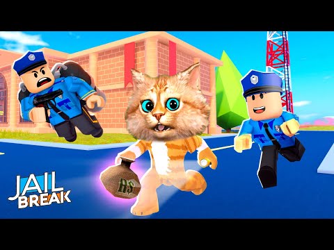 Видео: НОВЫЙ ПОБЕГ ИЗ ТЮРЬМЫ ROBLOX Весёлый Кот
