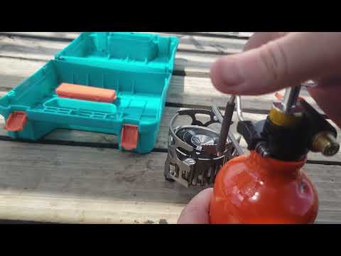 Видео: Хвастаюсь новой туристической горелкой BRS-8A. #travel