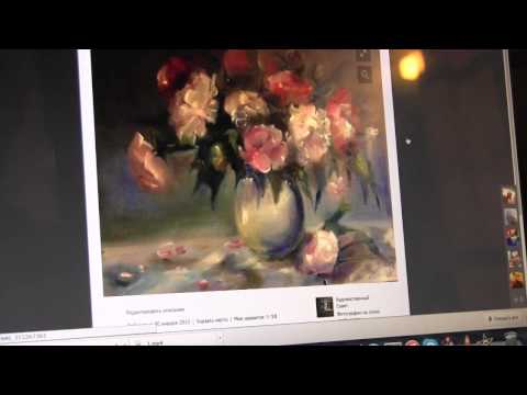 Видео: Оценка картин, обсуждение картин. Игорь Сахаров