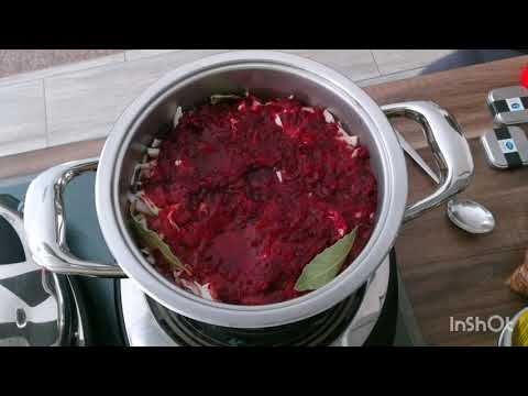 Видео: Борщ АМС за 5 минут с заправкой домашнего приготовления 👍😋