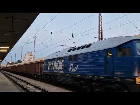 Видео: Локомотив 44062 ❤ пресен,топъл и влак на PIMK RAIL с 3 машини