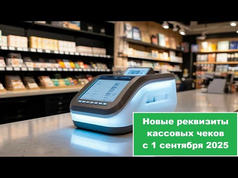 Видео: Новые реквизиты кассовых чеков с 1 сентября 2025 года