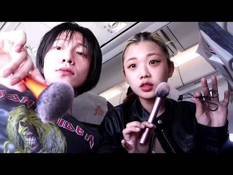 Видео: ACMP✈️Полный макияж на самолете (w/ Friend)
