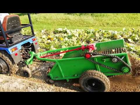 Видео: Испытание новой картофелекопалки