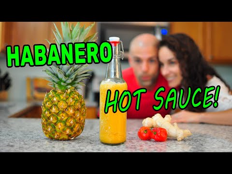 Видео: Рецепт острого соуса с ферментированным ананасом и перцем Хабанеро (сладкий и острый + ИМБИРЬ!)