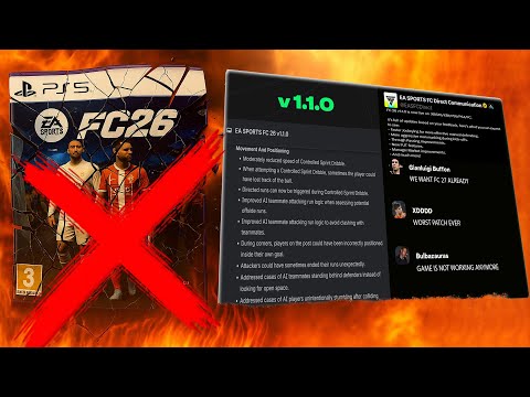 Видео: Патч FC 26 ВСЕ НЕНАВИДЯТ – EA только что УНИЧТОЖИЛА совершенно прекрасную игру!
