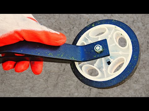 Видео: НЕ ВЫБРАСЫВАЙ колёса от велосипеда! Полезная идея для самоделки за 5минут!