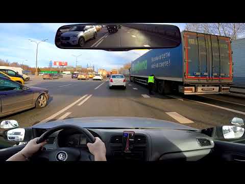 Видео: Едем с ученицей по её маршруту.