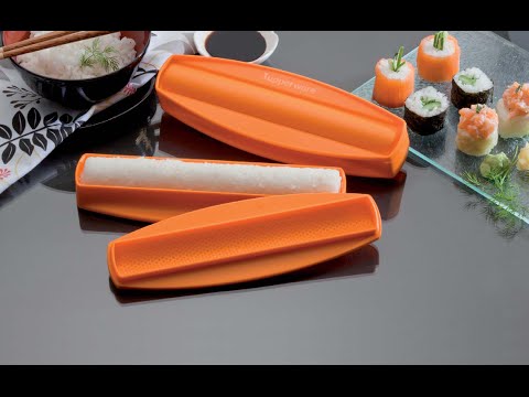 Видео: Форма Маки и Нигири Tupperware