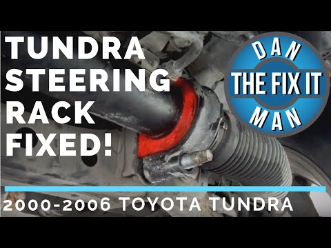 Видео: Замена втулки рулевой рейки Tundra 2000–2006 гг. — неаккуратное и неотзывчивое рулевое управление...
