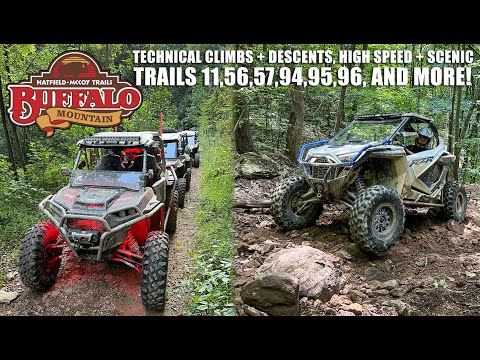 Видео: SXS + UTV: катание на горе Буффало по тропам Хэтфилд и Маккой в ​​Западной Вирджинии — EP:04