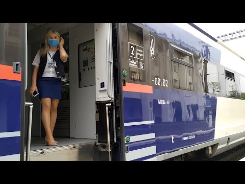 Видео: Прикарпатський експрес Ківерці-Івано-Франківськ прибуває в Моршин  5 червня 2021 р.
