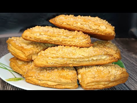 Видео: Быстро, Просто и очень Вкусно! Слойки на кефире // Fast,Simple and Very Tasty!Puff pastries on kefir