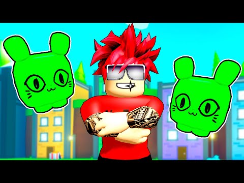 Видео: ПОЛУЧИЛ ДВА HUGE GREEN BALLOON CAT В PET SIMULATOR X ROBLOX