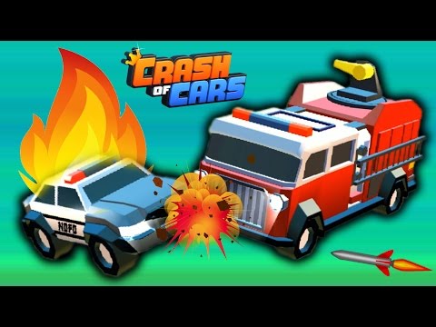 Видео: БОЕВЫЕ МАШИНКИ #4 видео   про машинки игра как   про битву тачек машин Crash of Cars