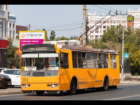 Видео: ЗиУ-682Г-016.02 | борт 254 | Оренбург | Маршрут 10