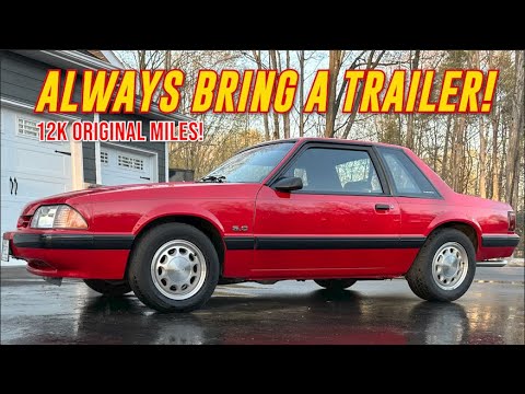Видео: Я крупно облажался с этой сделкой — в идеальном состоянии Foxbody Mustang 1990 года, 12 тыс. ориг...