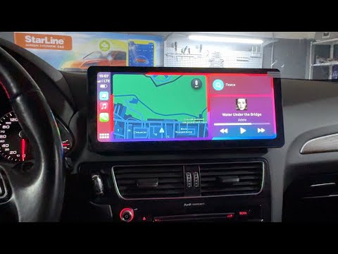 Видео: Audi Q5⎮Замена штатной магнитолы Concert на Android, Carplay мультимедиа, установка камер, LED ламп