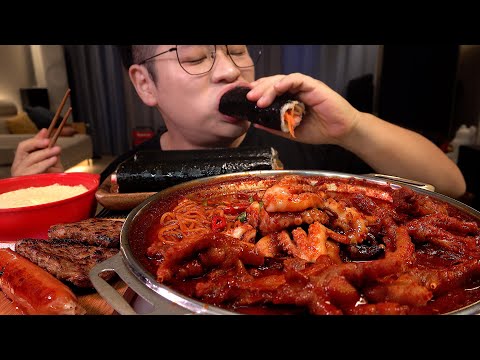 Видео: SUB_Это блюдо из куриных ножек. Это самая острая еда в мире. Легендарный мукбанг