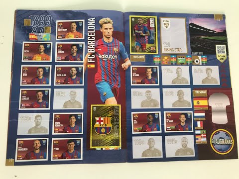 Видео: Клеим наклейки в журнал PANINI FIFA 365 2022. Часть 2