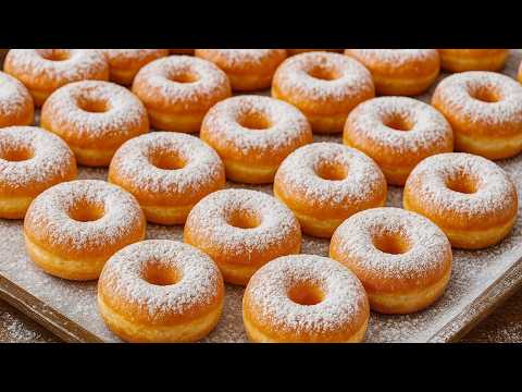 Видео: КРУТО! Никакого масла внутри! Идеальный рецепт вкусных пончиков из дрожжевого теста – совершенно без