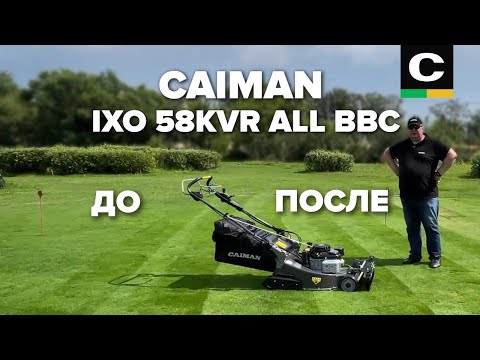 Видео: 🌱 Красиво, ровно, полосато. CAIMAN Ixo 58KVR-AL BBC