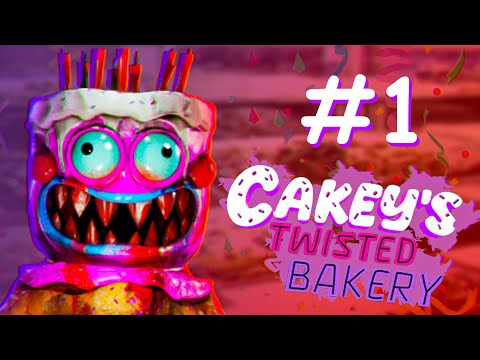 Видео: СЛАДКИЙ ХОРРОР || Cakey's Twisted Bakery || Часть 1 Полное Прохождение