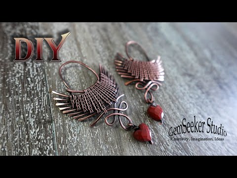 Видео: Простые серьги из проволоки, которые может сделать каждый!