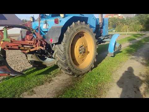 Видео: Отломалось переднее колесо на пахотe МТЗ-82.