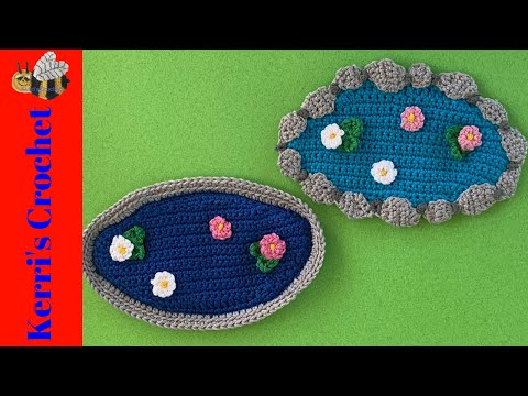 Видео: Учебник по вязанию крючком пруда - Учебник по вязанию крючком аппликации