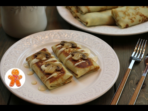 Видео: Блинчики с Грибами ✧ Нежные и Очень Вкусные