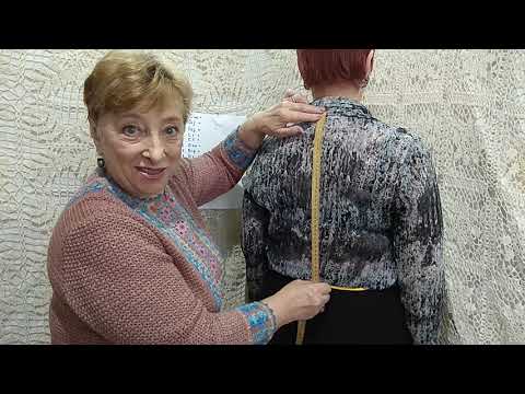 Видео: Снятие мерок для построения выкройки. Мастер-класс по вязанию крючком от О. С. Литвиной.