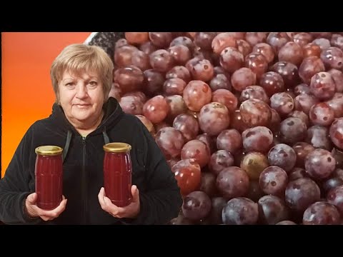 Видео: Варенье джем из винограда Лидия. Вкусно и не дорого. - пошаговый рецепт