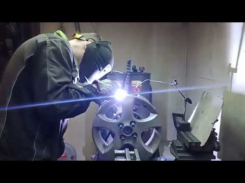 Видео: Правка литых дисков. Сварка алюминия. г. Липецк